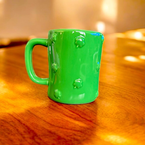 Rae Dunn Green Lucky Charm Mug - Picture 2 of 3